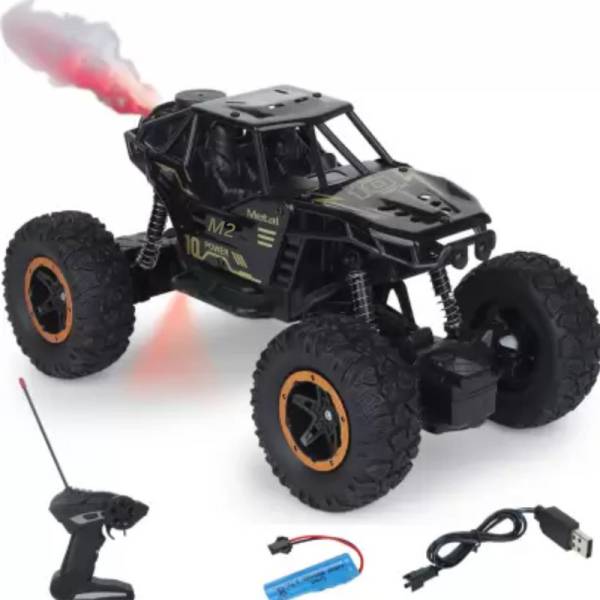 Just97 Smoke Controlled Rock Crawler RC Monster Truck BLK2