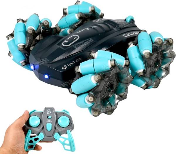 VikriDa Remote Control Extreme Drift Stunt Car for Kids