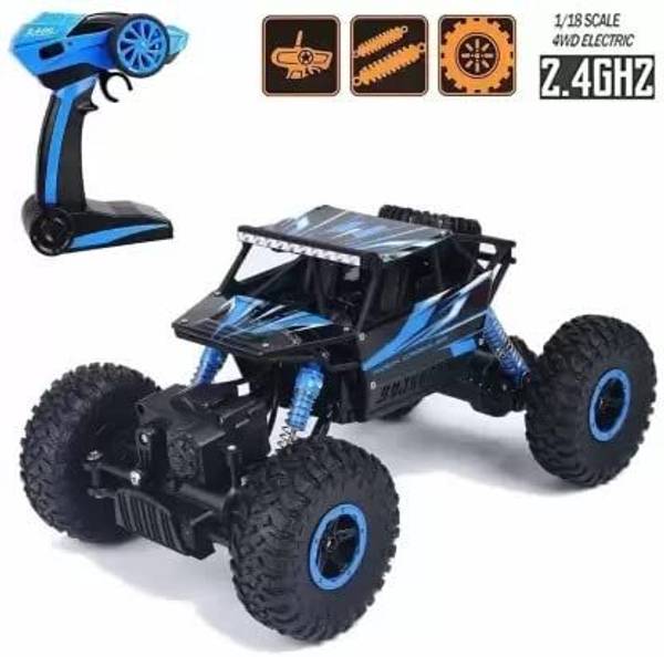 FANSEEKART Remote Control 1:18 Rock Crawler Die-cast Metal High Speed Rechargeable