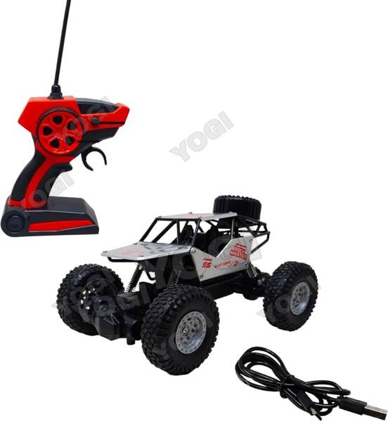 yogi Remote Control Car For Kids With Mist Smoke Effect 2 Wd Monster Truck