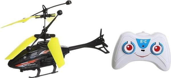 K D ENTERPRISE K D Flying Remote Control Helicopter Toy with Motion Sensor & Colorful Light