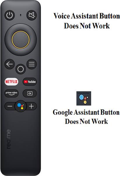 Gezok Smart TV Bluetooth Remote without Voice Function/No Voice Realme Remote Controller
