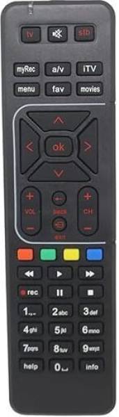 QIBOX DTH/D2H/Didh TV DTH Universal Compatible For DTH/D2H Set Top Box AIRTEL set top box Remote Controller