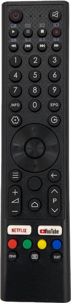 SHIELDGUARD Remote Control with YouTube function Compatible for  LED TV Micromax Remote Controller