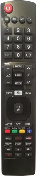 BhalTech LED Smart TV Remote Control (Without Voice Function) Compatible for PHX Tv Remote Controller