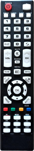 ERNIL Compatible Mitashi Remote Control For Mitashi LCD LED TV ( Please Match The Image with Your Old Remote ) Remote Controller