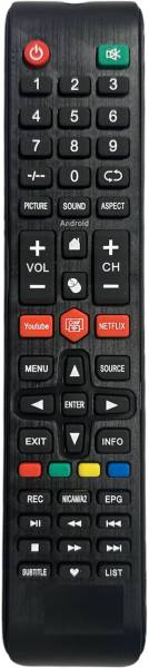 miracles in hand ITL1611 REMOTE COMPATIBLE WITH ITEL SMART LED TV REMOTE (OLD REMOTE MUST BE SAME) Remote Controller