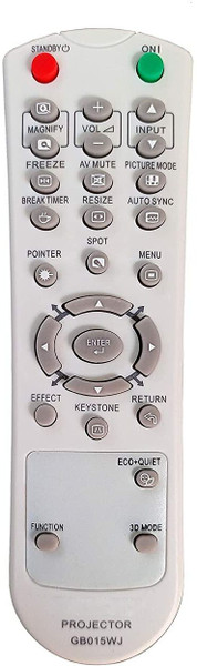 BhalTech GB015WJ Projector Remote Compatible for  Sharp Projector Remote Controller