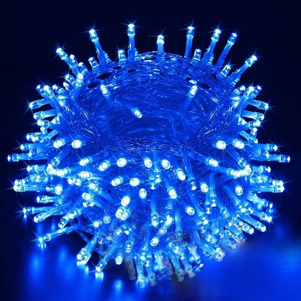 MPROW 40 LEDs 11 m Blue Steady String Rice Lights