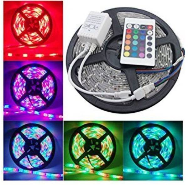 Croon 300 LEDs 3 m Multicolor Color Changing, Flickering, Steady Strip Rice Lights