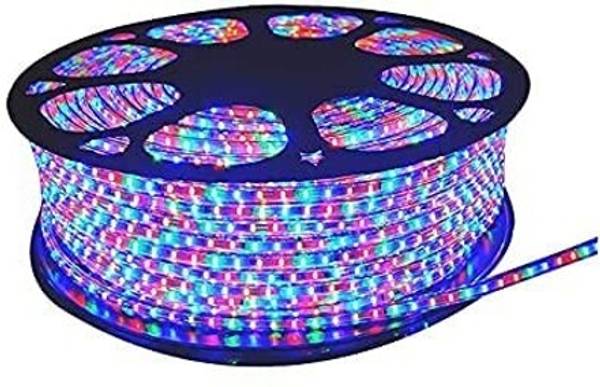 SHREE INDUSTRIESS 1200 LEDs 100 m Multicolor Flickering, Steady, Color Changing Strip Rice Lights