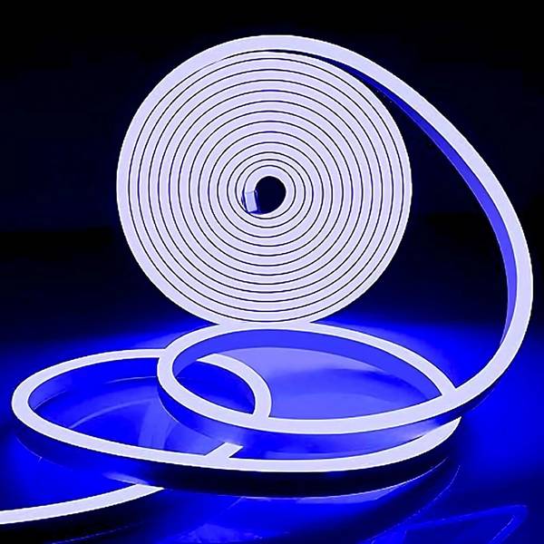 WBD 600 LEDs 5 m Blue Steady Strip Rice Lights