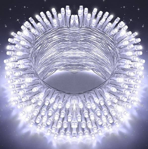 MPROW 40 LEDs 11 m White Steady Bulb Rice Lights