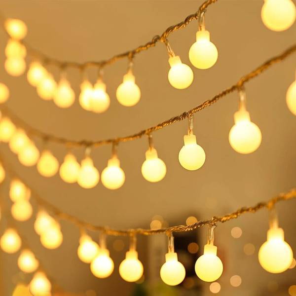 FIZZYTECH 15 LEDs 3 m Yellow Flickering Bulb Rice Lights