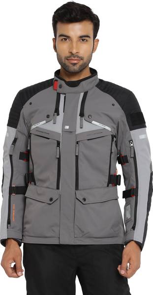 ROYAL ENFIELD Nirvik V2 Two Layered with Chest, Back, Shoulder & Elbow Armours and Rain Jacket Riding Protective Jacket