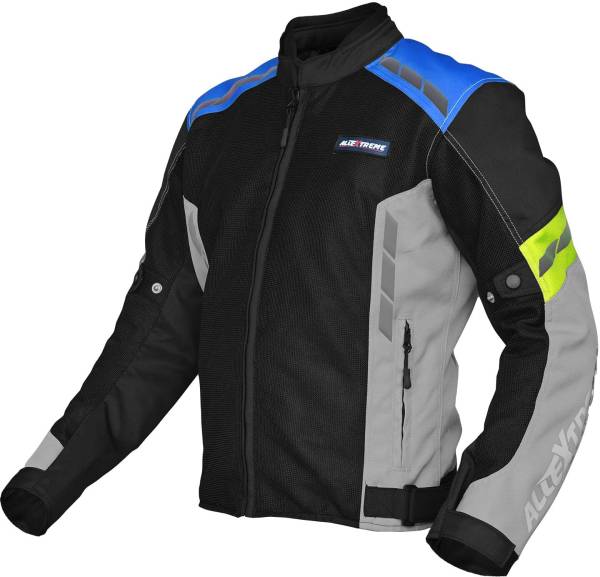 ALLEXTREME TURBO Riding Jacket Racer Protection Armour With Night Visibile Sticker for Men Riding Protective Jacket