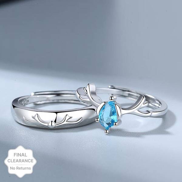 Syfer Valentine Couple Ring for Girlfriend Boyfriend Valentine