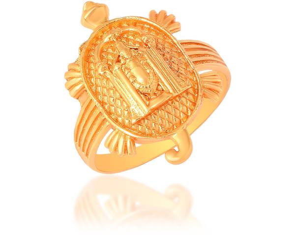 DULCI Gold Plated Brass Goddess Tirupati Balaji Tortoise Vastu