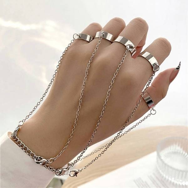 Five finger chain new arrivals ring