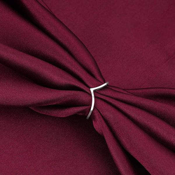 GIVA 925 Silver Sleek Vanki Ring for Women Sterling Silver Cubic Zirconia Rhodium Plated Ring