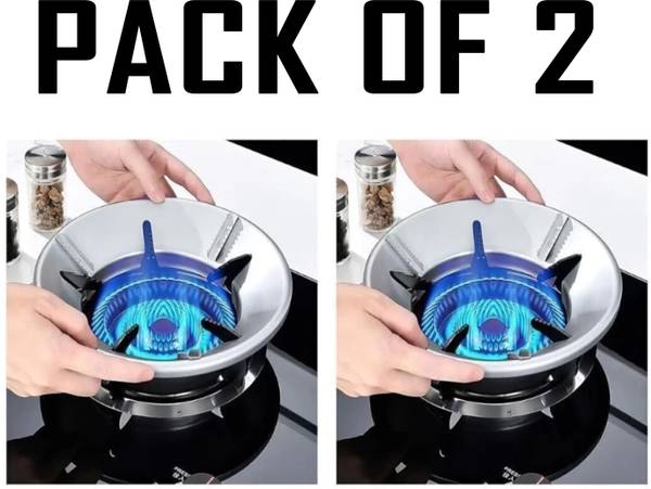 BYSMARTSTORE gas saver burner stand|stove fire & windproof energy saving (PACK OF 2) 20 kg Roaster
