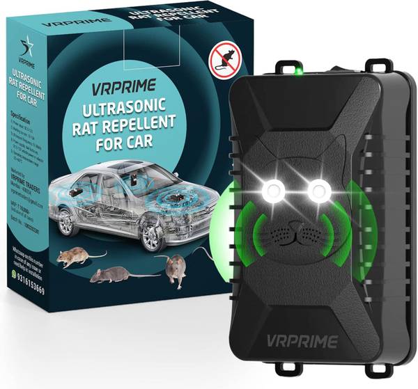 VRPRIME Ultrasonic Rat Repellent for Cars & Trucks  Protects Wires & Engine Components Ultrasonic Rodent Repellant