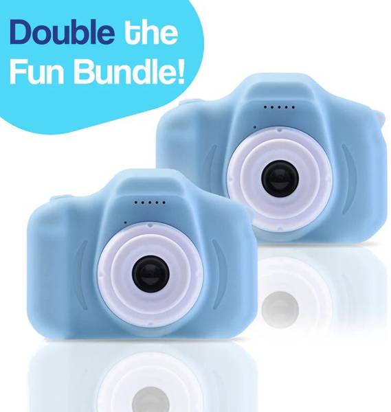 GigaMart GigaMartt Blue Camera for Girls Boys, Kids Camera Toy 13MP 1080P HD