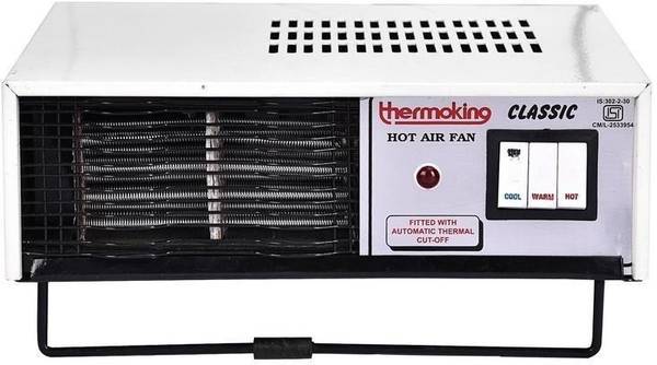 THERMO KING HEAT CONVECTOR AIR FAN WHITE & BLACK Fan Room Heater