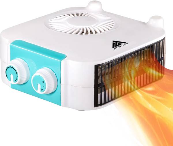 Athots Wick 1000 /2000 Watt Noiseless Copper Motor |Room Heater|| Fan Room Heater