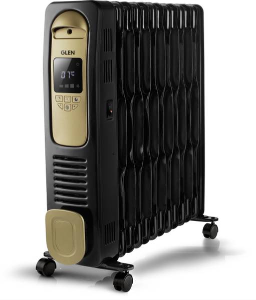 Glen HA7013DOR13 Electric 13 Fin Oil Filled Radiator Room Heater Digital with 2,Year Warranty Oil Filled Room Heater