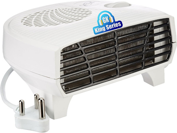 Gk King Series 2000/1000 W Fan Room Heater With Two Heating Modes ISI Approved (BLUE) Fan Room Heater