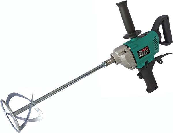 Inditrust 1250W WITH 6 MONTHS WARRANTY 100% Copper Winding Electric Paint Mixer Machine for Use Cement Putty & etc Mixer machine Rotary Tool