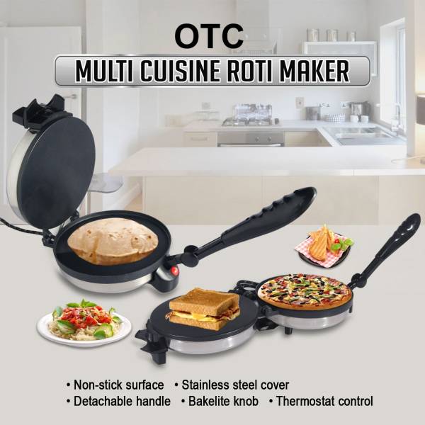 OTC Stainless Steel Mutipurpose Roti /Dosa /Chapati/ Paratha Maker Multi Maker SM Roti and Khakra Maker