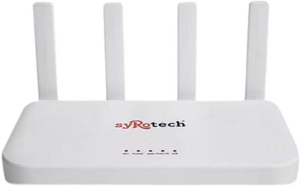Syrotech SY-GPON-4010-AX1500 Wireless Router 5 GHz 1500 Mbps Wifi Speed Dual Band Ethernet (Cable Broadband)