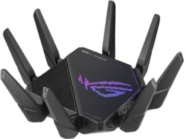 ASUS ROG Rapture GT-AX11000 Pro Tri-Band WiFi 6 Extendable Gaming Mesh Router 5 GHz, 2.4 GHz 4804 Mbps Wifi Speed Tri Band External Antenna Ethernet (...