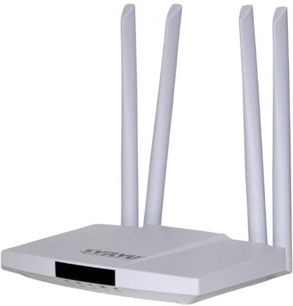VELVU 5G SIM Support 4G WIFI Router 4 Antenna 150 Mbps 4G Router WRV-750 4G Router 2.4 GHz 150 Mbps Wifi Speed Single Band External Antenna MiFi (Sim ...