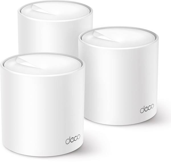 TP-Link Deco X50(3-pack) AI Driven AX3000 Whole Home Mesh Ultra-Fast WiFi 6 System Mesh Router 2.4 GHz, 5 GHz 3000 Mbps Wifi Speed Dual Band Internal ...