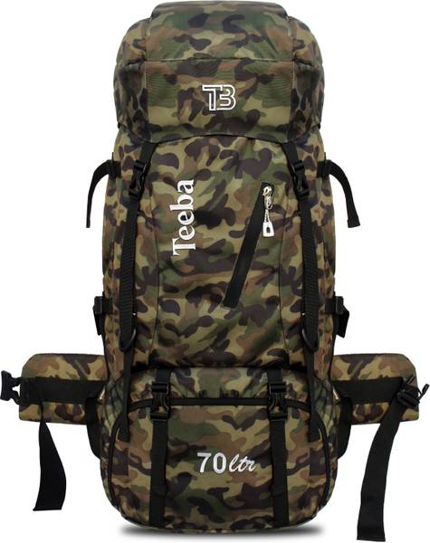 Teeba Bags travel bag for men tourist bag backpack for hiking trekking camping Rucksack - 70 L