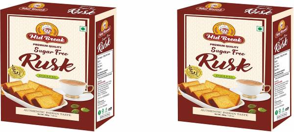 Handmade Rusk MidBreak Sugar Free Rusk, Sugar Free Toast, Premium Handmade Rusk ...