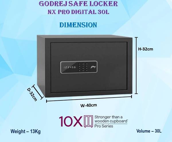 Godrej DIGITAL NX PRO 30 LITRE Safe Locker