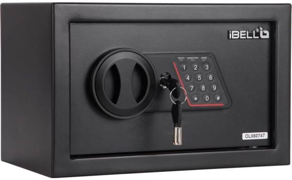 iBELL SL-20B Digital Electronic Safe Locker for Personal & Office Use,20L Black Locker Safe Locker