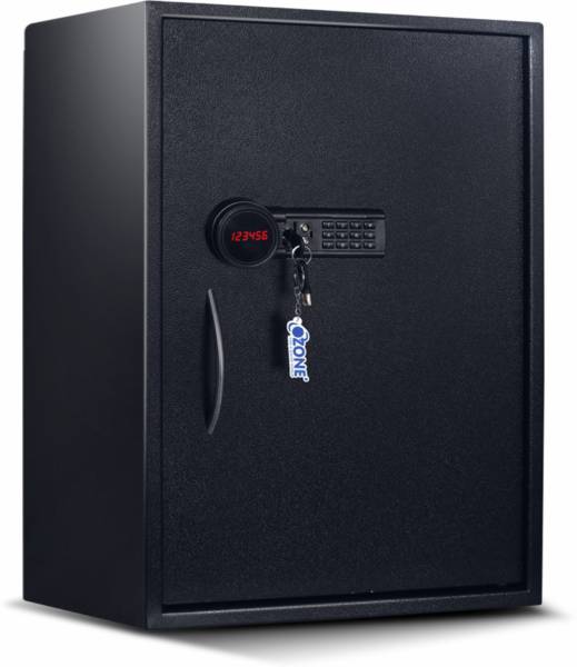 OZONE Digital for Home & Office with 2-way Access | (Black, 95.4 Ltrs.) Safe Locker