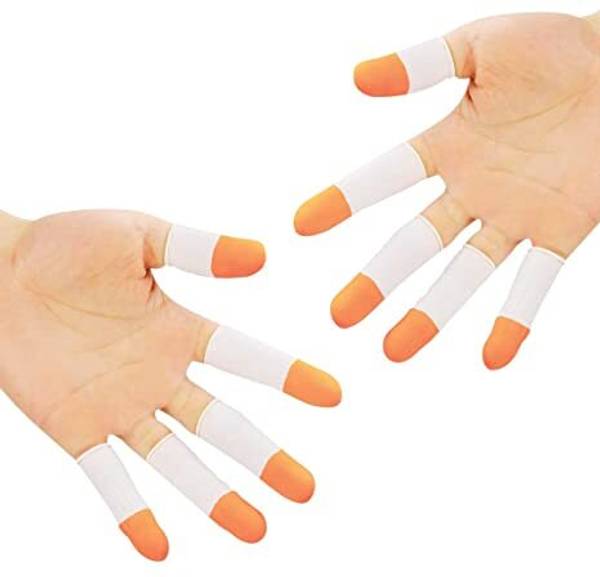 Wishpool Premium Quality Disposable Latex Finger Cots,Safe Rubber Fingertips. Rubber Safety Gloves