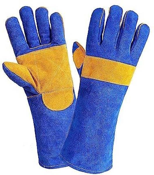 Wishpool LEATHER WELDING EXTRA PADDED PALM HEAT & FIRE RESISTANT CUT