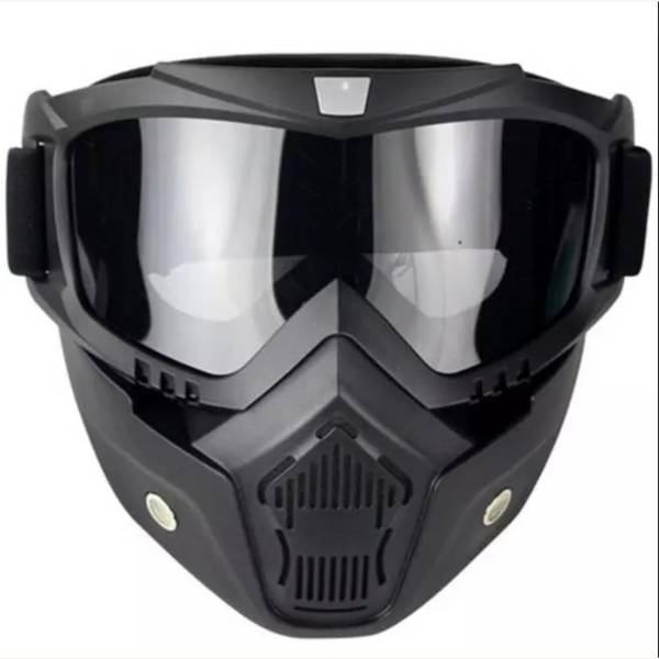 Olsic 100% NEW WHITE GOGGLES WITH MAKS Blowtorch Safety Goggle Windproof Dirt Shield With Soft Foam Padded Detachable Safety Goggle2 Safety Visor