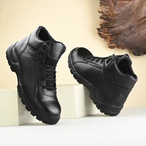 leo shoes Steel Toe Grain Leather Safety Shoe