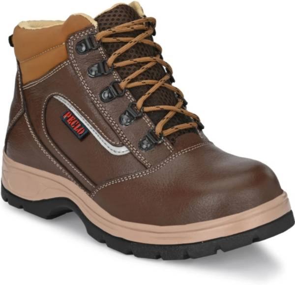Peclo Steel Toe Genuine Leather Safety Shoe