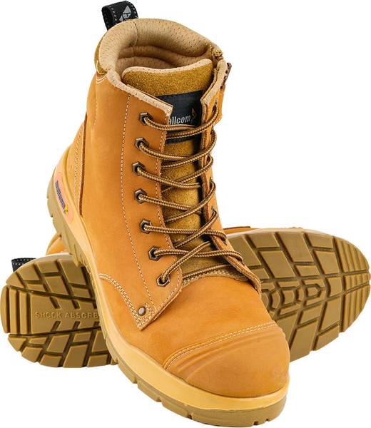 Mallcom Steel Toe Nubuck Leather Safety Shoe