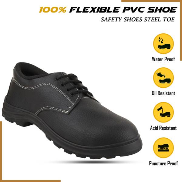 foot trends Steel Toe Synthetic Leather Safety Shoe