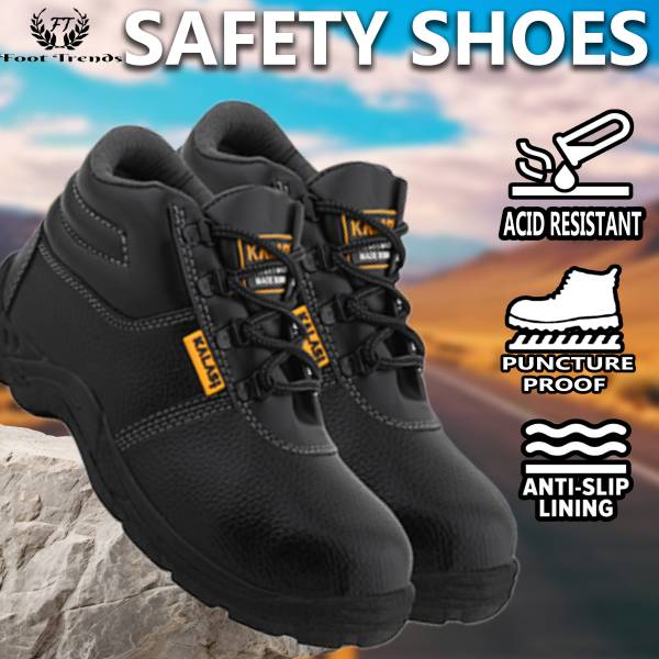 foot trends Steel Toe PU (Polyurethane) Safety Shoe